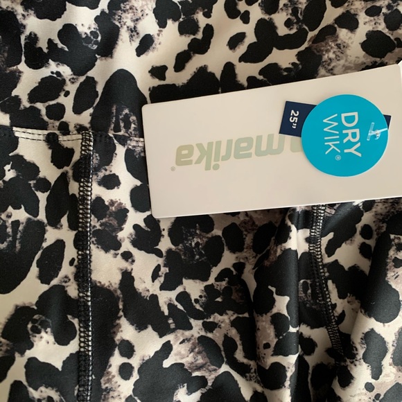 Marika Leopard Animal Ankle Leggings Medium NWT animal print work out pants NEW - Picture 8 of 8